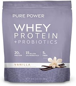Dr. Mercola Pure Power Protein Powder, Vanilla, 31 oz (1 IB. 15 oz.) (880 g), 22 Servings, BCAA, Natural Sweeteners Only, Non GMO, Soy Free, Gluten Free
