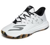 Skechers Men's Viper Court Rally Pickleball Sneaker, White/Black, 9.5