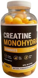 Creatine Monohydrate Gummies - 5g (5000mg) - 30 day supply - Creatine for Men & Women | Vegan | Non-GMO - Bodybuilding, Muscle Recovery, Muscle Growth, Endurance - Well This Gummies…