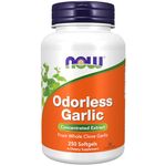 NOW Foods Odourless Garlic Original, 250 Softgels