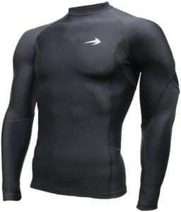 CompressionZ Mens Quick Dry Compression Long Sleeve Baselayer Athletic Shirt