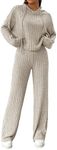 SotRong Ribbed Lounge Wear Sets for