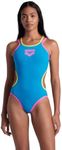 ARENA One Women's Sports Swimsuit Double Cross Back MaxLife One Piece Pool Racing Training Competitive Swim Bathing Suit