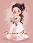 Wedding Flower Girl Coloring Book. Kids Coloring Book with Brides, Grooms, Flowers, Cakes.: Wedding Day Romantic Scenes. 35 Elegant & Romantic Inspirations Designs. 72 Pages 8.5x11 inches.