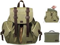 TARION Canvas Camera Backpack Small