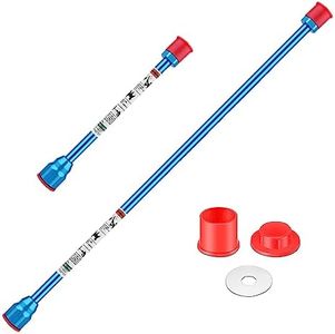 Spray freely 2-Piece Set of Extension Poles,Airless Spray Gun Tip Extensions,Airless Paint Sprayer Gun Tip Extension Pole,for Airless Paint Gun Wand (blue/12in 30in)