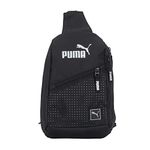 PUMA Sling Backpack, Black/Silver, One Size