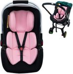 Infant Car Seat Insert, Ultra-Thick Carseat Head Support for Infant, Breathable Baby Car Seat Head & Body Support Compatible with Stroller, Universal Baby Car Seat Cushion with Filled Sponge