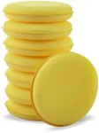 The Pro Stuff 4” Soft Applicator Foam Pads - Hand Detailing Pads Ideal for Applying Dressings, Polishes, Waxes, and Interior Detailing Products - Detailing Accessory, 8 Pack