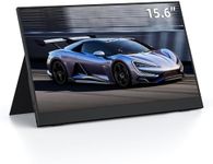 JSHIX Computer Monitors 15.6" 1080P Blue Filter Mobile Screen HDMI Video Signal Connection Game Display Expander Home Office USB Type-C Port Display Two Stereo Speakers Computer Display