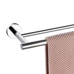 Miyili Double Towel Bar 30-Inch Stainless Steel Bathroom Towel Rack Holder Wall Mount Polished Finish, A01C75B