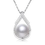 NONNYLLEI Pearl Necklace, Gifts for Wife Women Gifts Anniversary, Mothers Day Gifts for Mom, Wedding Birthday Christmas Day Gifts Jewelry Gifts, Valentines Day Gifts for Her