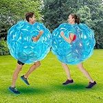 SUNSHINEMALL 1 PC Bumper Ball for Adult, Inflatable Body Bubble Ball Sumo Bumper Bopper Toys, Heavy Duty PVC Vinyl Kids Adults Physical Outdoor Active Play(36inch Bule,6 Age+)