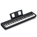 YAMAHA P-45B Digital Piano - Light and Portable Piano for Hobbyists and Beginners, in Black