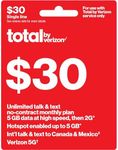 Total by Verizon $30 No-Contract Si