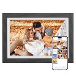 Dragon Touch Digital Picture Frame WiFi 10 inch IPS Touch Screen Digital Photo Frame Display, 32GB Storage, Auto-Rotate, Share Photos via App, Email, Cloud, Classic 10 Black