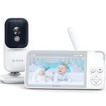 Dr.Care NeoView Video Baby Monitor -3.5” Screen, 2-Way Audio, Video Loop Recording, Night Vision, Real-Time/VOX Monitoring, Temperature Sensor, Lullabies, No Wi-Fi (Supports Up to 128GB)