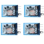 Aideepen Relay Module, 10A 240V Coil 8 Pin Power Relay Lamp DPDT 4PCS Power Electromagnetic Relay