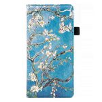 Menesia Checkbook Cover for Men & Women RFID Leather Check Book Holder Wallet, Green Flower, Rfid Wallet
