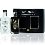 Edwards 1902 Mini Espresso Martini Gift Set (ABV 40% Alcohol) – Comes with 1x 5cl Edwards Cold Brew Coffee Liqueur and 1x 5cl Edwards 1902 Vodka Bottle | Award Winning Vodka for Quality & Taste