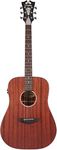 D'Angelico Acoustic Guitar Premier Series Lexington LS with Electronics - Natural Mahogany Satin DAPLSD300MAHCP