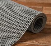 Prisha Cart Anti Skid & Multipurpose Bathroom, Mat Shower Mat | Carpet | Rugs | Rainmat | Swimming Pool Mat || (Grey, 2x3 Feet)