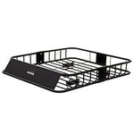 Rage Powersports RBC-4938HD Roof Luggage Cargo Storage Rack (48.5' with Wind Fairing),1 Pack