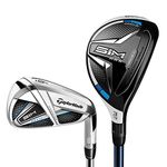 TaylorMade SIM MAX Combo Set, Graphite Shaft, Fujikura Ventus Blue, 6-PW, AW, 4-22 Hybrid, 5-25 Hybrid, Right Hand, Senior Flex