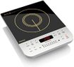 Philips Viva Collection HD4928/01 2100-Watt Induction Cooktop, Soft Touch Button with Crystal Glass (Black)