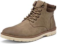 Vostey Men's Hiking Boots waterproof Casual Chukka Boots for Men, Bmy670b-khaki, 10.5