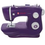 SINGER Simple 3337 Lightweight & Portable Sewing Machine With 108 Stitch Applications, LED Light & 1-step Buttonhole | Used for Crafting and Sewing - Purple