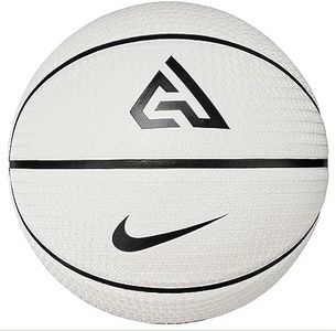 NIKE Aire de Jeux 8p 2.0 G Antetokounmpo dégonflée Basket-Ball Unisexe, Ivoire pâle/Noir/Noir, 7 (EU)