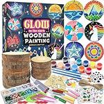 klmars Kids Wooden Painting Kit-Glo