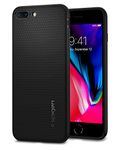 Spigen Liquid Air Armor Works with Apple iPhone 8 Plus Case (2017) / iPhone 7 Plus Case (2016) - Black