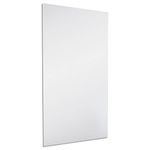 Quartet InvisaMount Magnetic Glass Dry-Erase Board, 48" x 85", Vertical, White Surface, Frameless