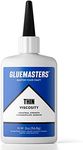 GLUE MASTERS (2 OZ Thin Viscosity) – Shoe & Wood Adhesive – General Home Repair Tool for Glass, Plastic, Rubber, Metal & More