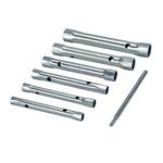 Silverline 589709 Box Spanner Metric Set 6pce 8 - 19 mm, Silver