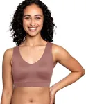 Floatley Cozy Bra Comfort Wirefree Full Coverage Seamless Bra with Embedded Pad for Women Size S