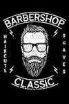 Barbershop Classic - Haircuts - Shaves: 110 Page, Wide Ruled 6" x 9" Blank Lined Journal