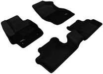 3D MAXpider Complete Set Custom Fit All-Weather Floor Mat for Select Mazda3 Models - Kagu Rubber (Black)