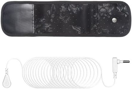 Grounding Wrist Strap, Grounding Strap, Patterned Grounding Wristband, Grounding Therapy Wrist Support Brace，Grounding Electric Carbon Leatherette for Better Sleep, Relieve Pain and Inflammation