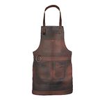 Leathershire Dark Brown Full Grain Leather Apron Butcher Apron -Cook Apron -BBQ Apron -Cooking Apron - Wood work Apron - Cheff Apron - BBq Grill Gift - DIY Apron - Grill Apron