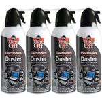 Dust-Off 10 oz Compressed Gas Duster, 4 Pack (DPSXL4)