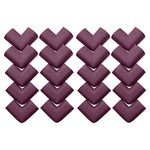 LuvLap Furniture Corner Guard for Baby Safety, Pre-Taped 3M Adhesive, 20 Pcs, Non Toxic, BPA Free