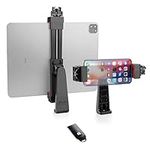 zeadio Smartphone Tablet Tripod Mount Adapter, Tablet Cellphone Tripod Clamp Holder with Ball Head Mount, Fits for iPhone and Android Cellphone, Fits for iPad, Microsoft Surface, Nexus and Any Tablet