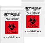 GPI - 4" X 6" 100 Pack, Biohazard Specimen Zip Bags, 2 Mil Thick, For Your Laboratory Or Health Care Facility Samples.