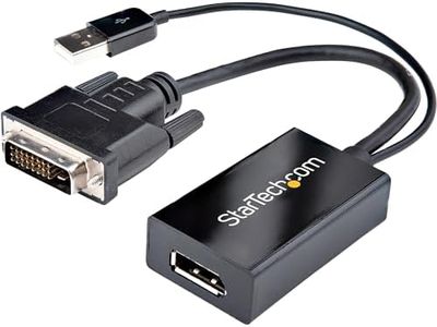 StarTech.com DVI2DP2 DVI-D to DisplayPort Video Adapter