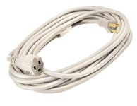 Coleman Cable Outdoor Extension Cord in White (20 Ft, 16 Gauge)