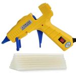 Scenty Premium Glue Gun, Hot Glue Gun Kit with 10 Glue Sticks, Mini Hot Melt Glue Gun for Crafts, Mini Craft Glue Guns for School DIY Arts, and Home Repair (10 Transparent RXZER23)