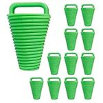 CANALHOUT Kayak Scupper Plug Kit TPE Scupper Plugs Drain Holes Stopper Bung with Handle (Lucky Green-12 Pieces, Small)